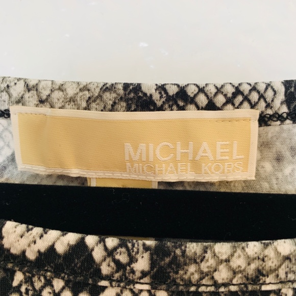 MICHAEL Michael Kors Sheath Dress Large Animal Snake Reptile Print - Picture 3 of 11
